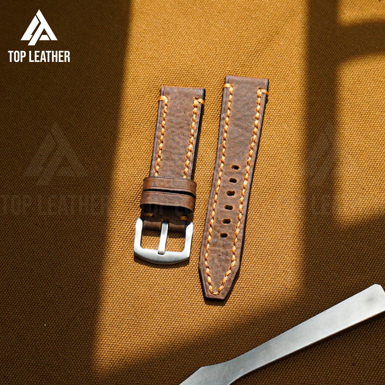Timeworn Waxed Leather Strap