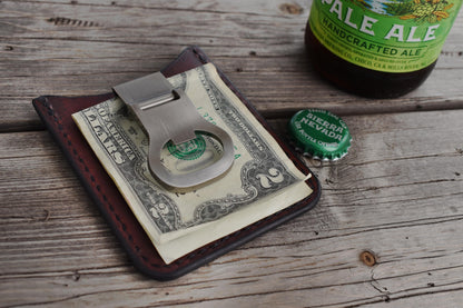 THE ROVER: Minimalist Credit Card Wallet with Money Clip