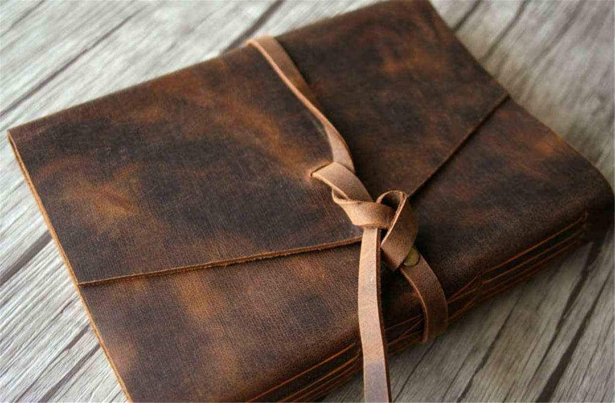Distressed Mens Leather Journal