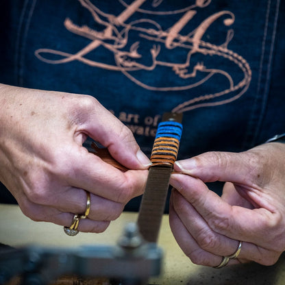 Bracelet pour Montre en Cuir Artisanale Boutsen Cavallo Racing - Beige Élégant et Confortable