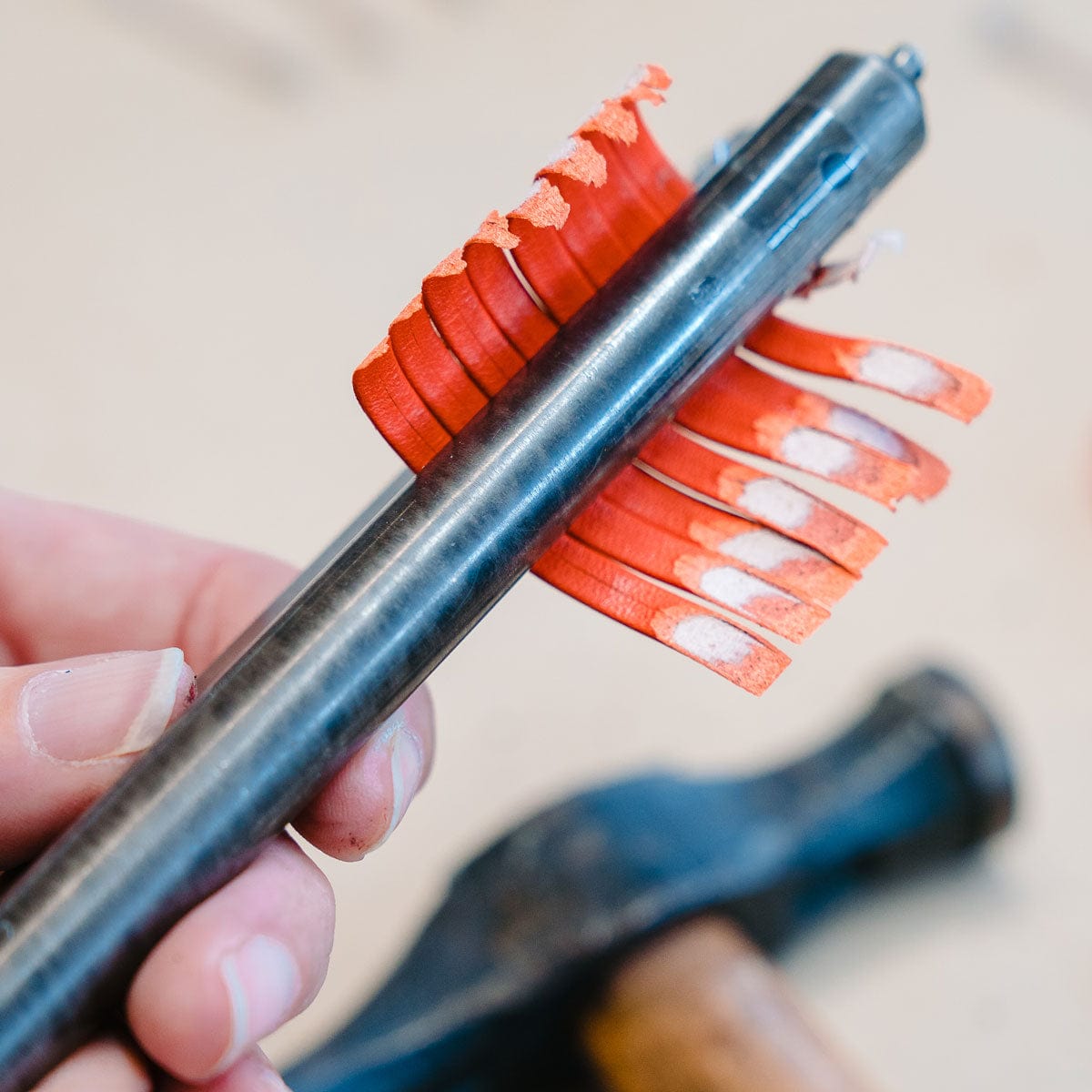 Durbuy Ostrich Leg Handmade Leather Watch Strap - Matt Blue